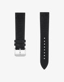 Black Suede Leather Strap - 17-21mm - OM Luxury