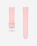 Curved Vertch Rubber Strap - Pink - OM Luxury